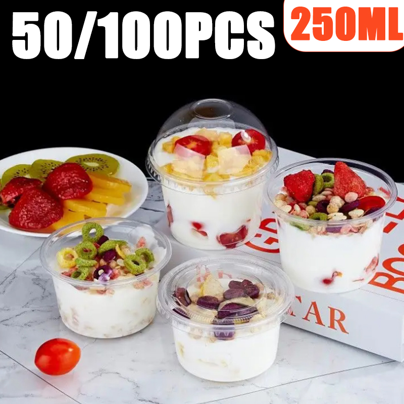 Sauce Dipping Cup - 50/100 шт., 250 мл, одноразовые пластиковые