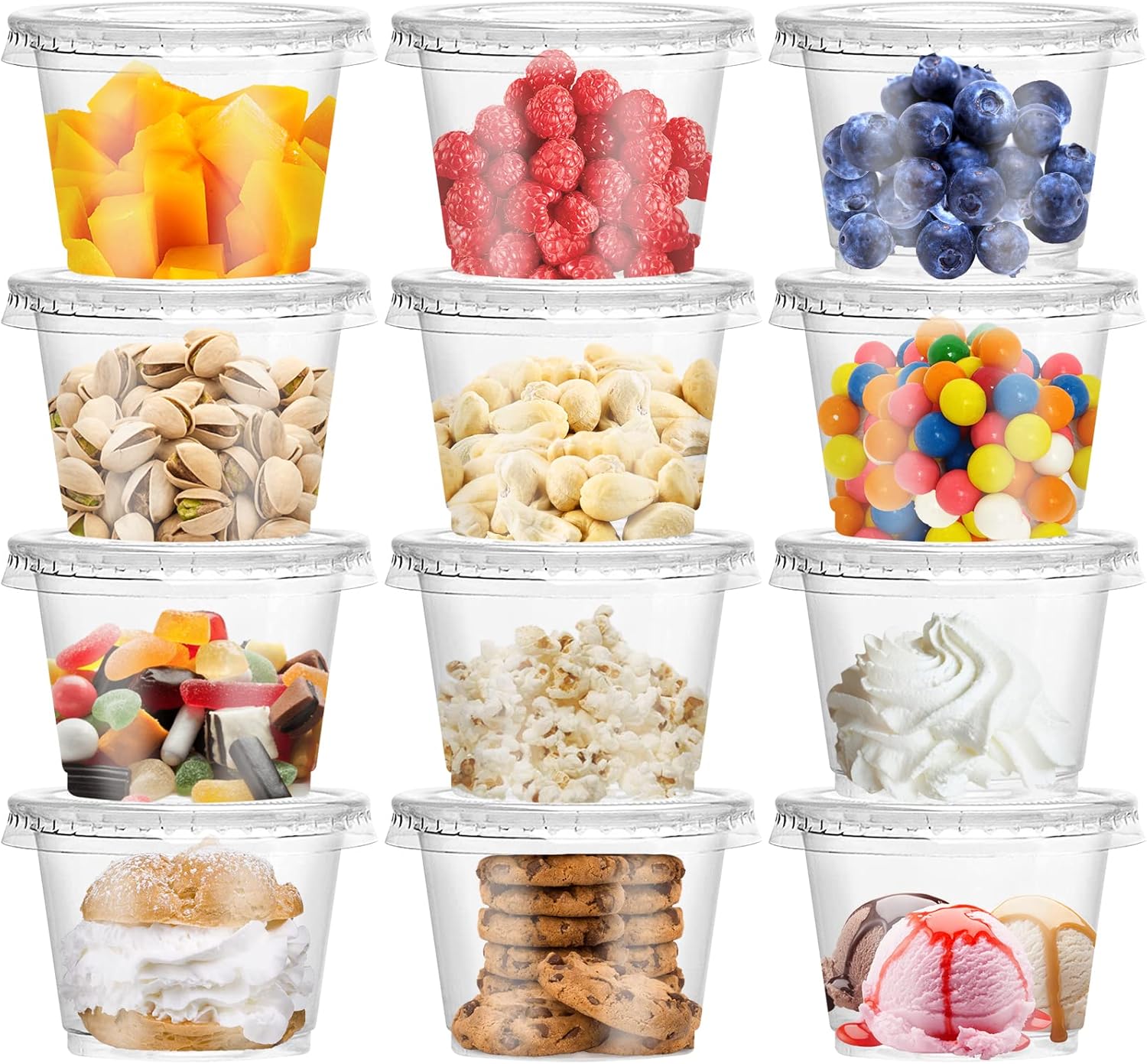Sauce Dipping Cup - Пластиковые стаканчики для десертов 8/10 унций