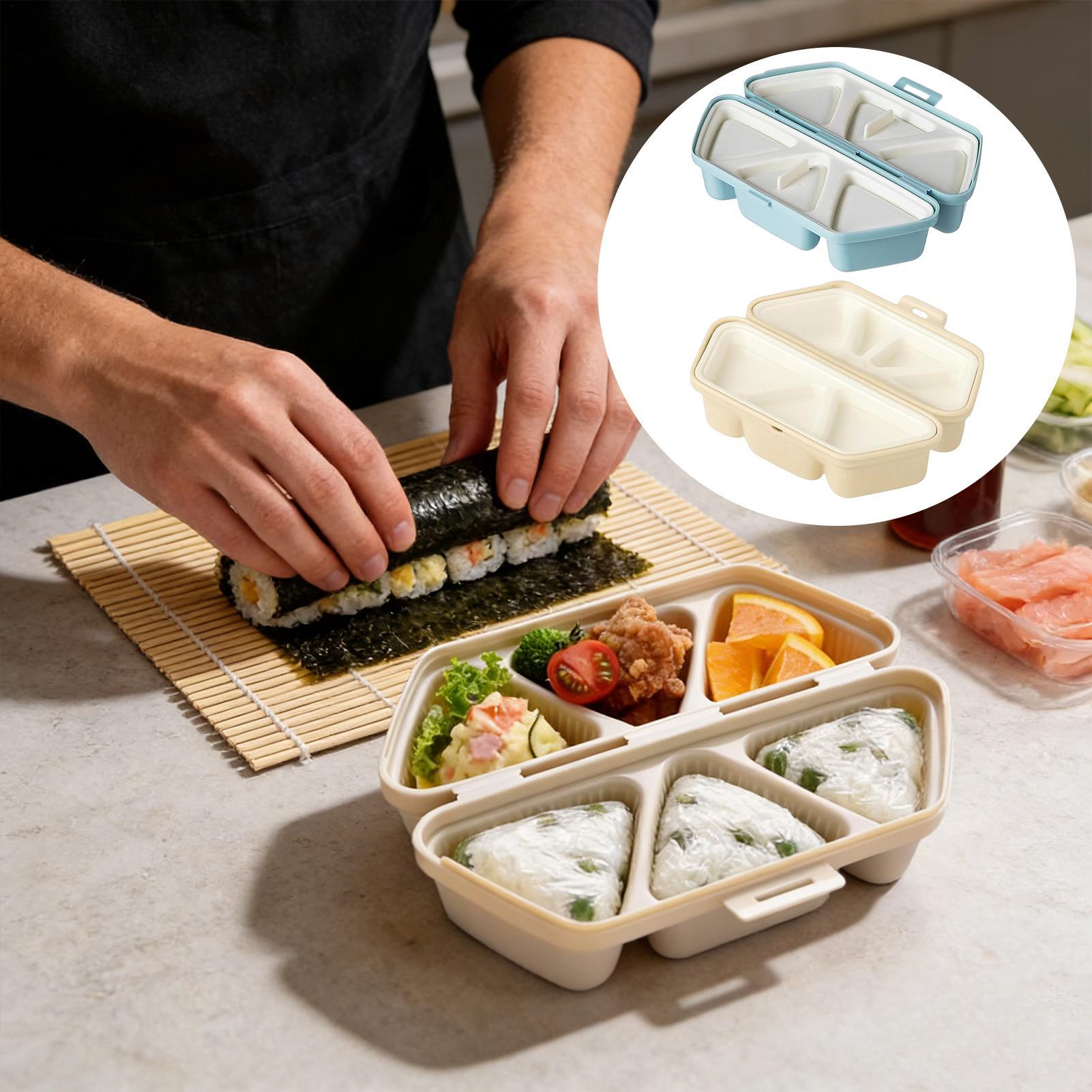 Форма для суши, 6-полая треуго – обзор и цена Meal Prep With Rice